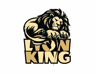 Projekt graficzny logo dla firmy online Lion King